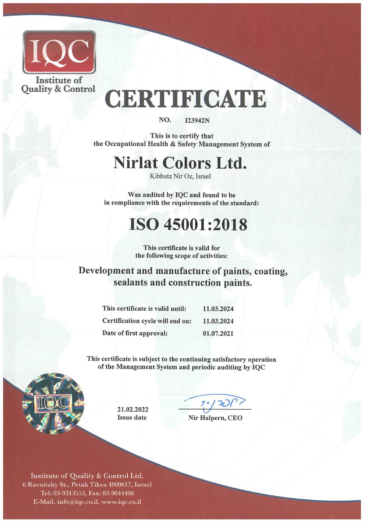 ISO 45001 - English