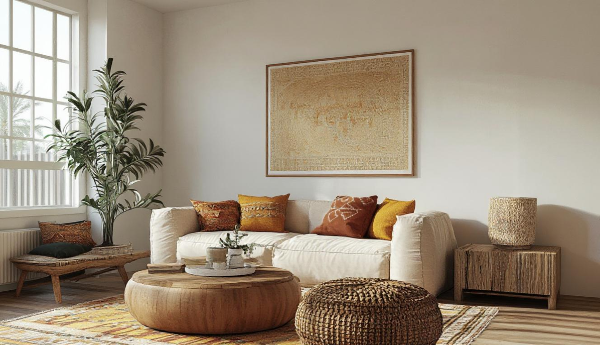 סלון | עיצוב בוהו שיק