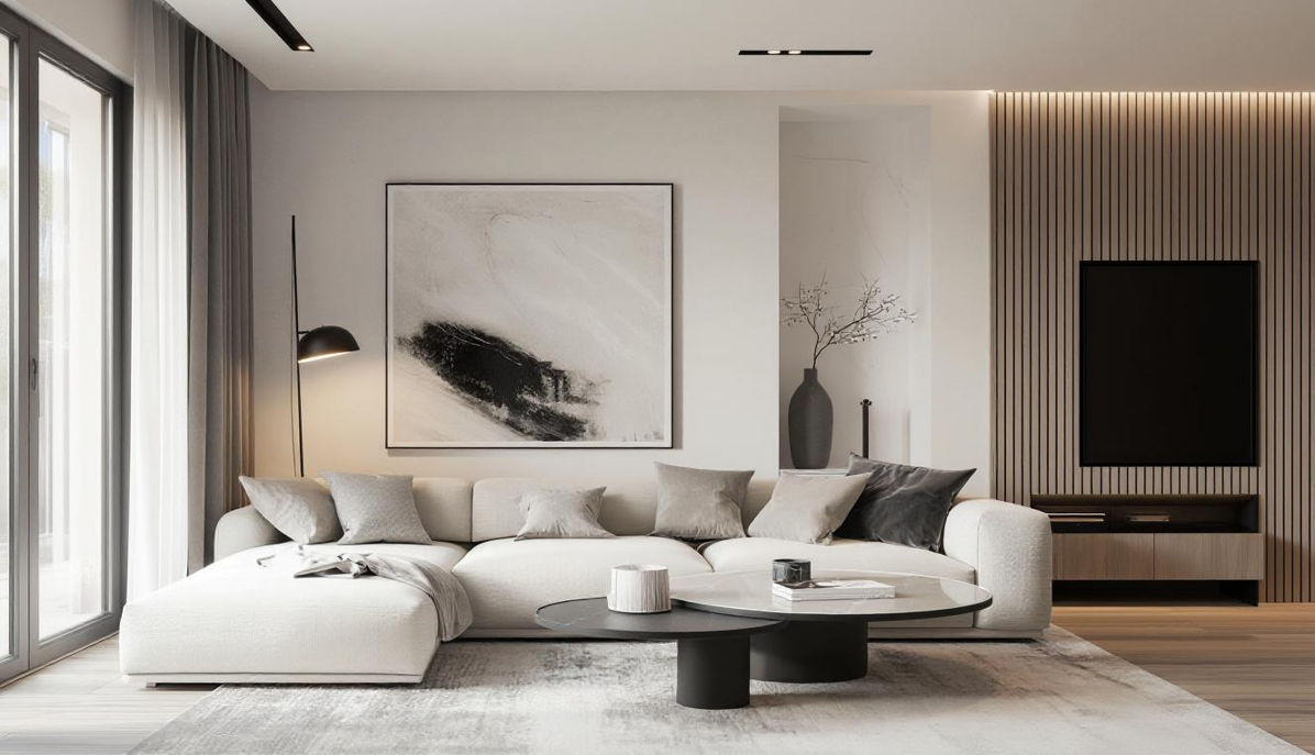 סלון | עיצוב מינימליסטי