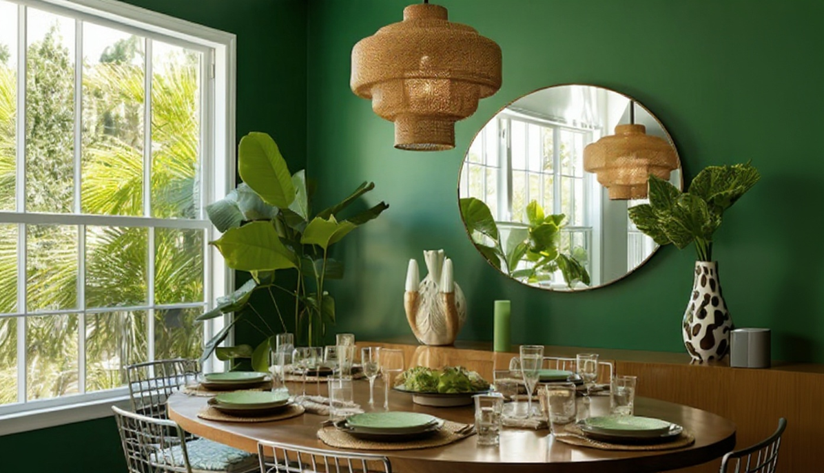 פינת אוכל | עיצוב ביופילי