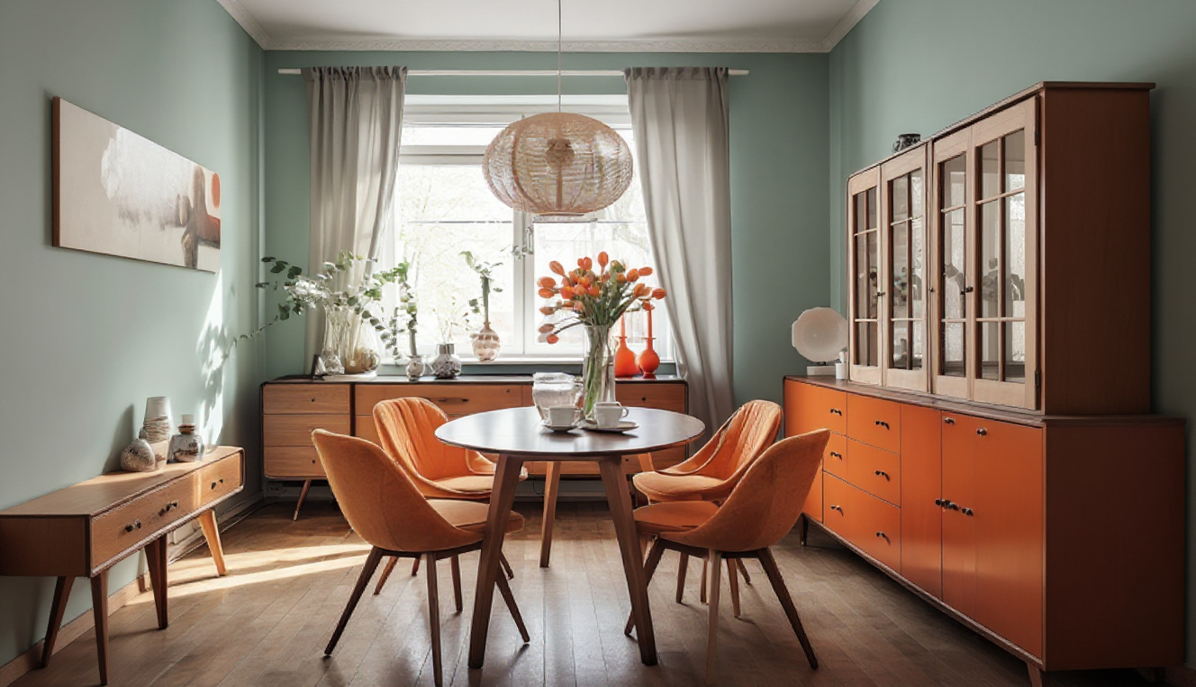 פינת אוכל | עיצוב רטרו