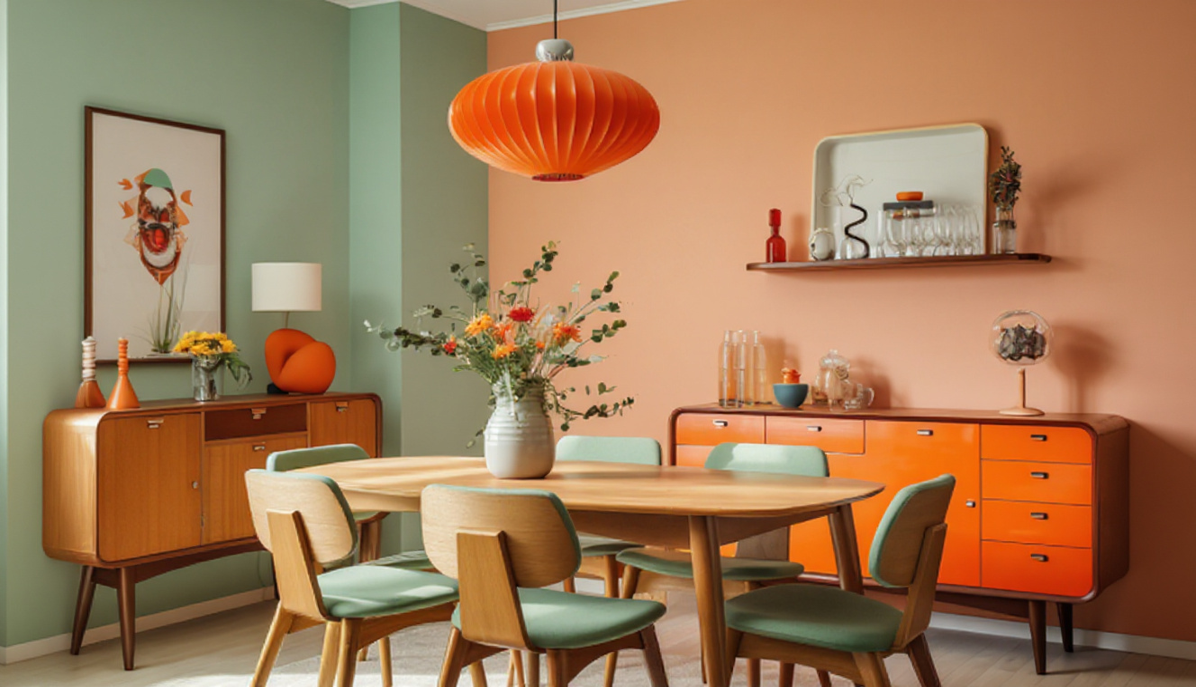 פינת אוכל | עיצוב רטרו