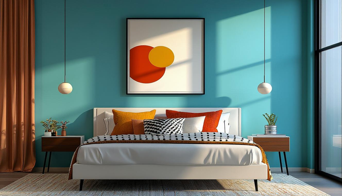 חדר שינה | עיצוב רטרו