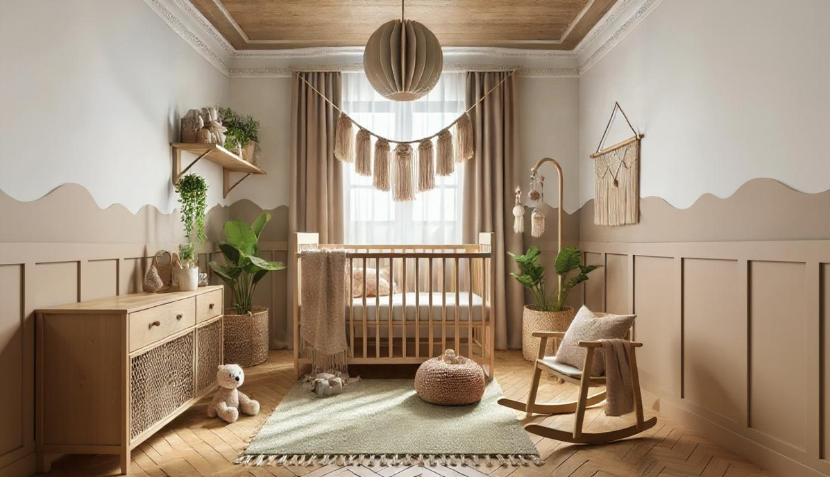 חדר תינוקות | עיצוב בוהו שיק