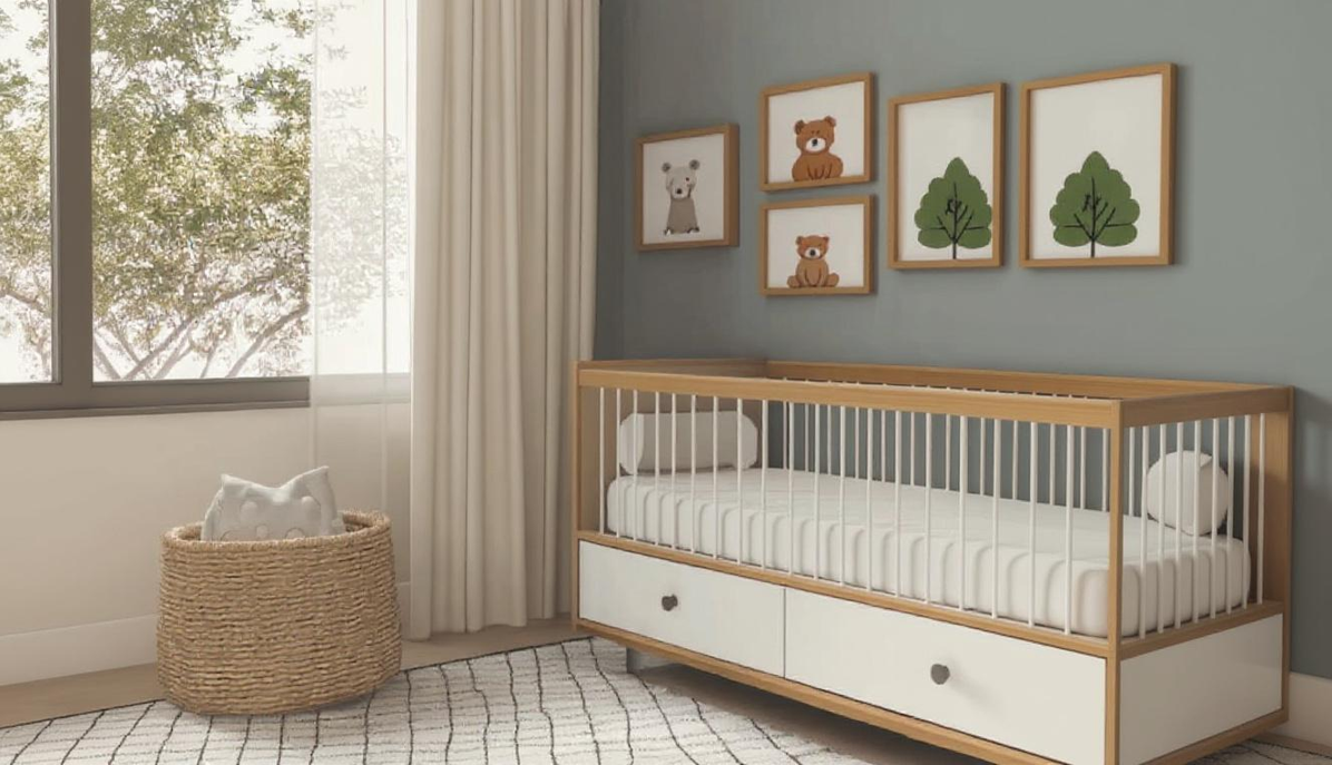 חדר תינוקות | עיצוב ביופילי