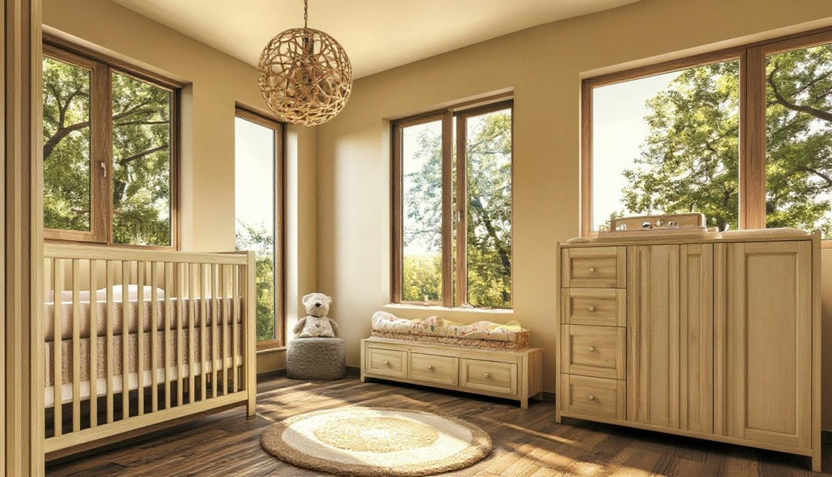 חדר תינוקות | עיצוב כפרי
