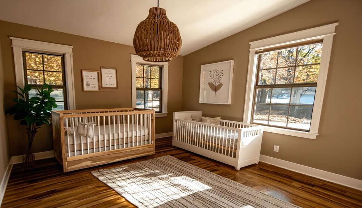 חדר תינוקות | עיצוב כפרי