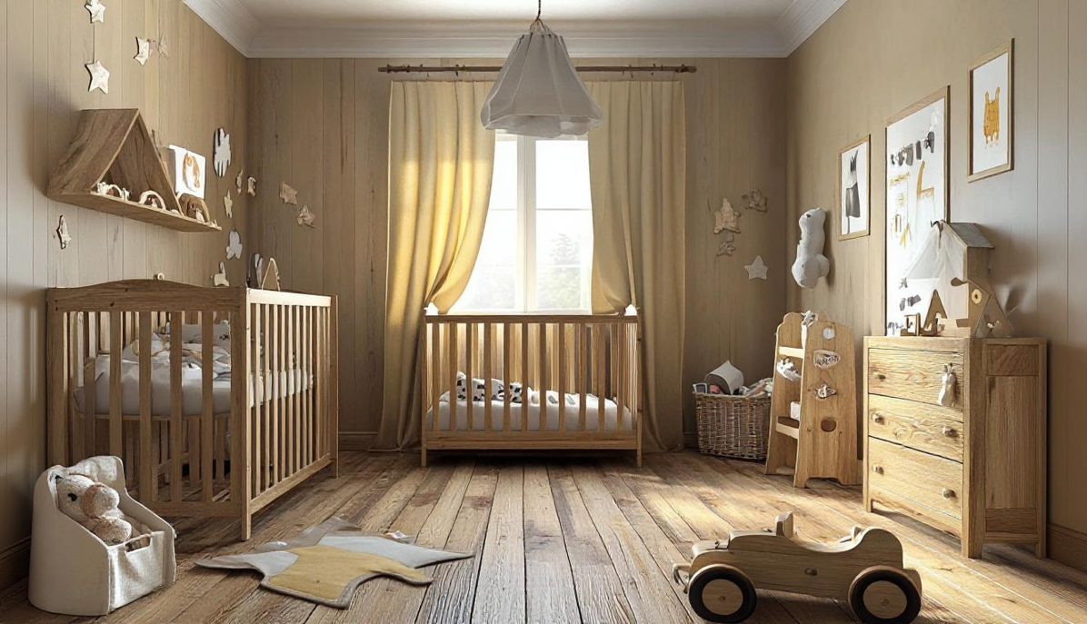 חדר תינוקות | עיצוב כפרי