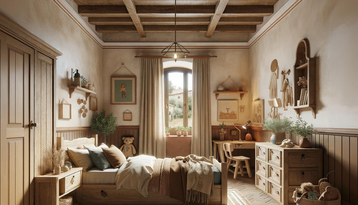 חדר ילדים | עיצוב טוסקני