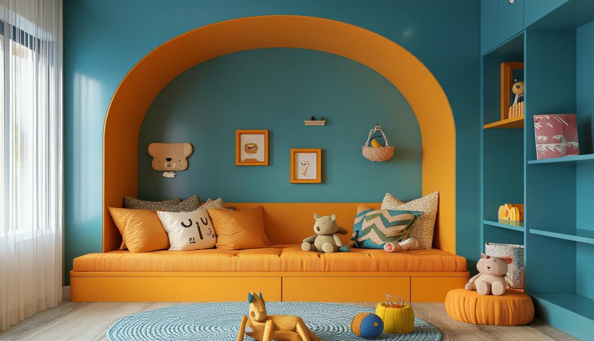 חדר ילדים | עיצוב רטרו