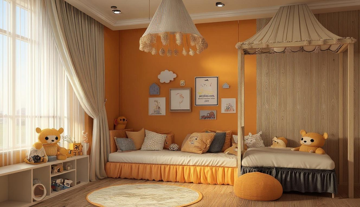 חדר ילדים | עיצוב רטרו