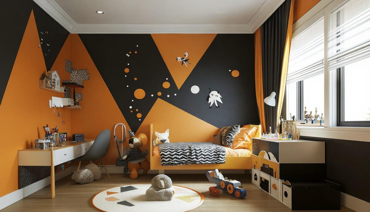 חדר ילדים | עיצוב רטרו