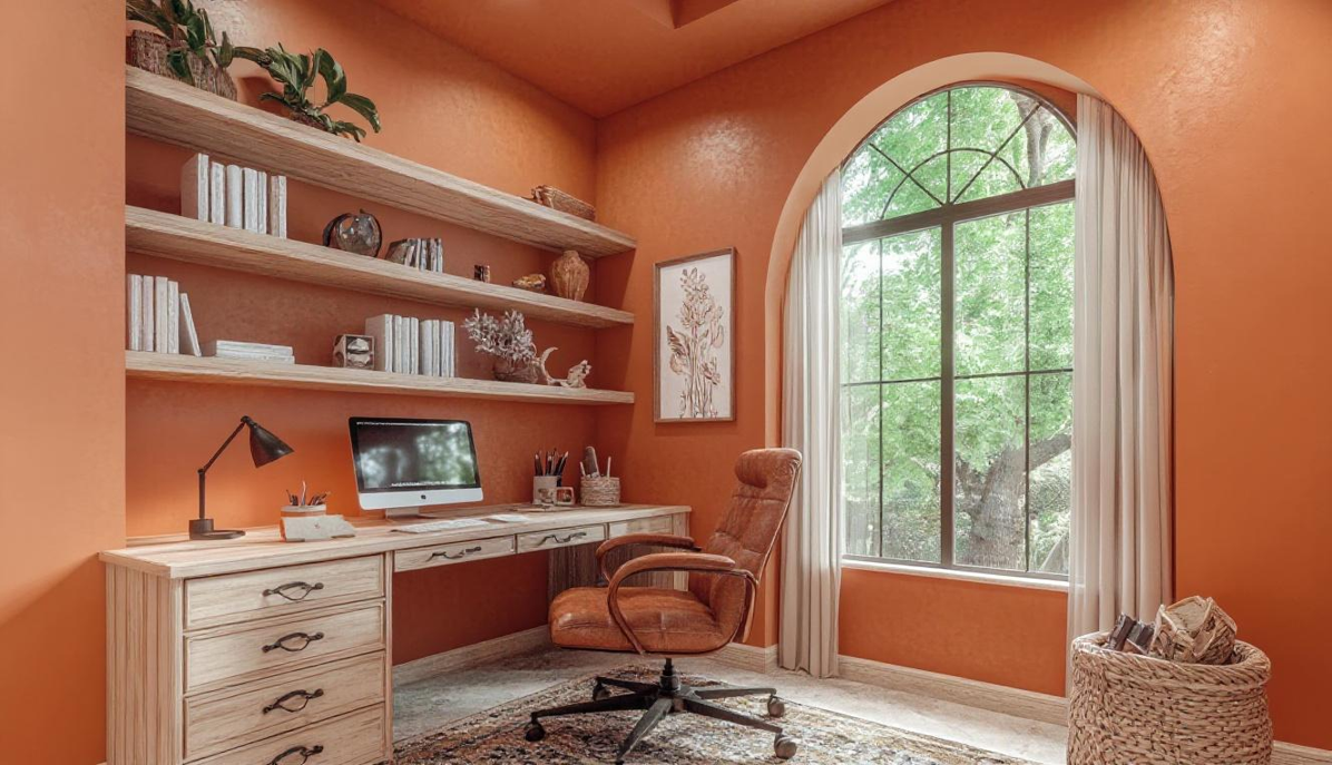 חדר עבודה | עיצוב טוסקני