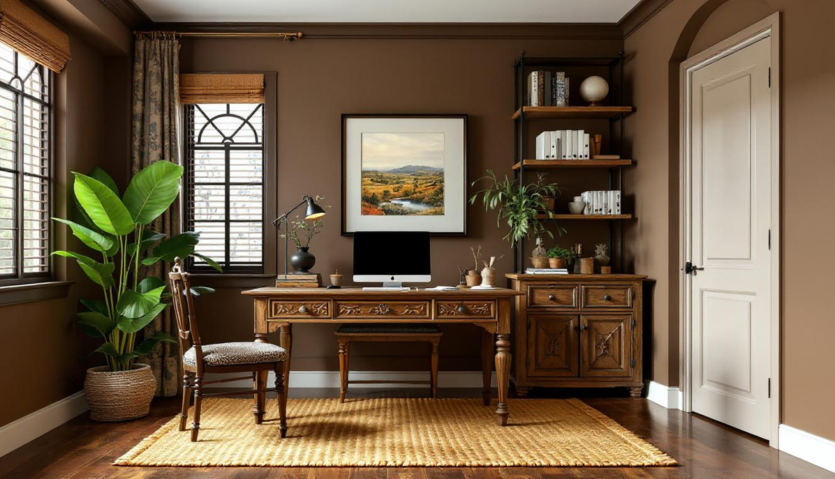 חדר עבודה | עיצוב טוסקני