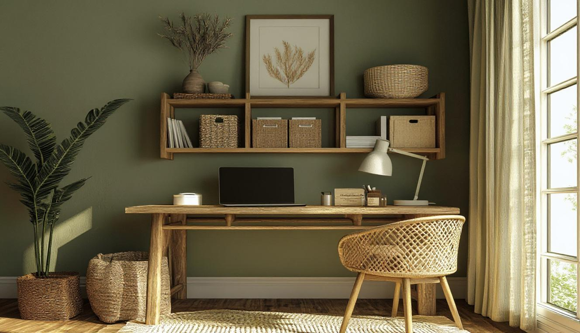 חדר עבודה | עיצוב כפרי