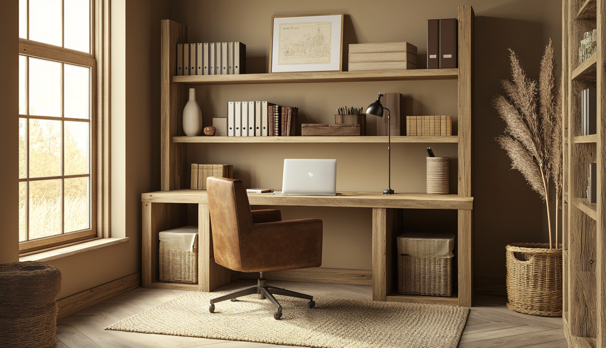 חדר עבודה | עיצוב כפרי