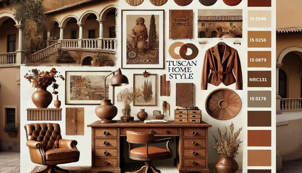 חדר עבודה | עיצוב טוסקני