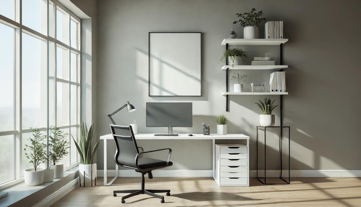 חדר עבודה | עיצוב מינימליסטי