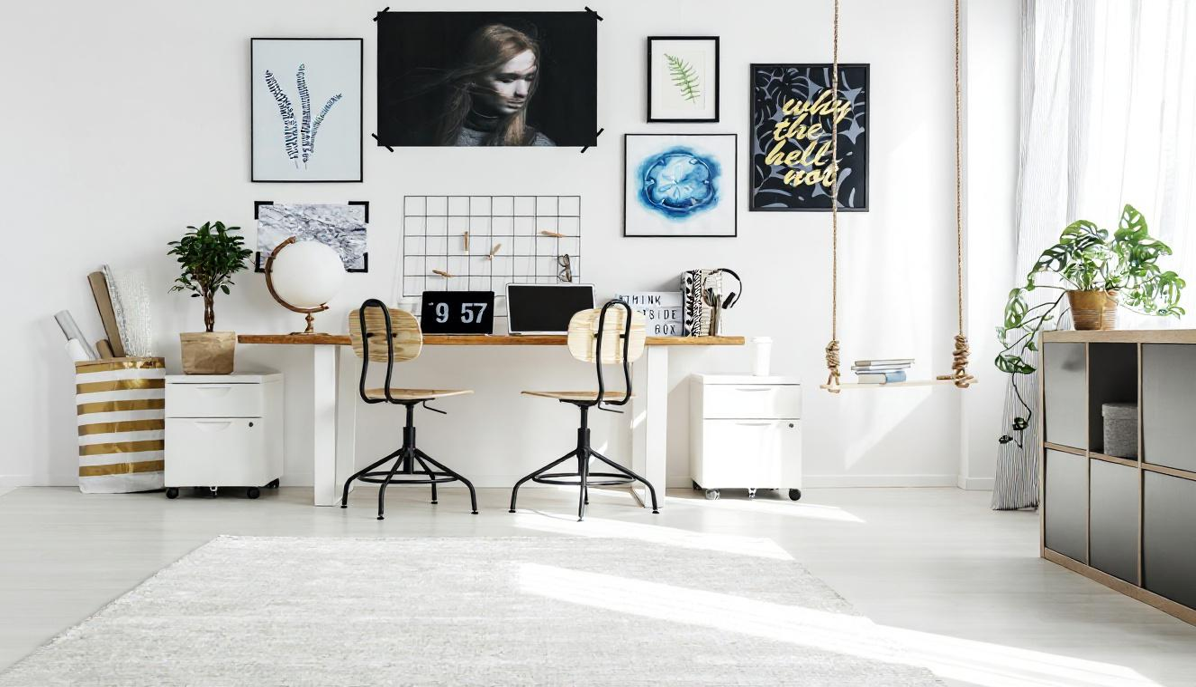 חדר עבודה | עיצוב מינימליסטי