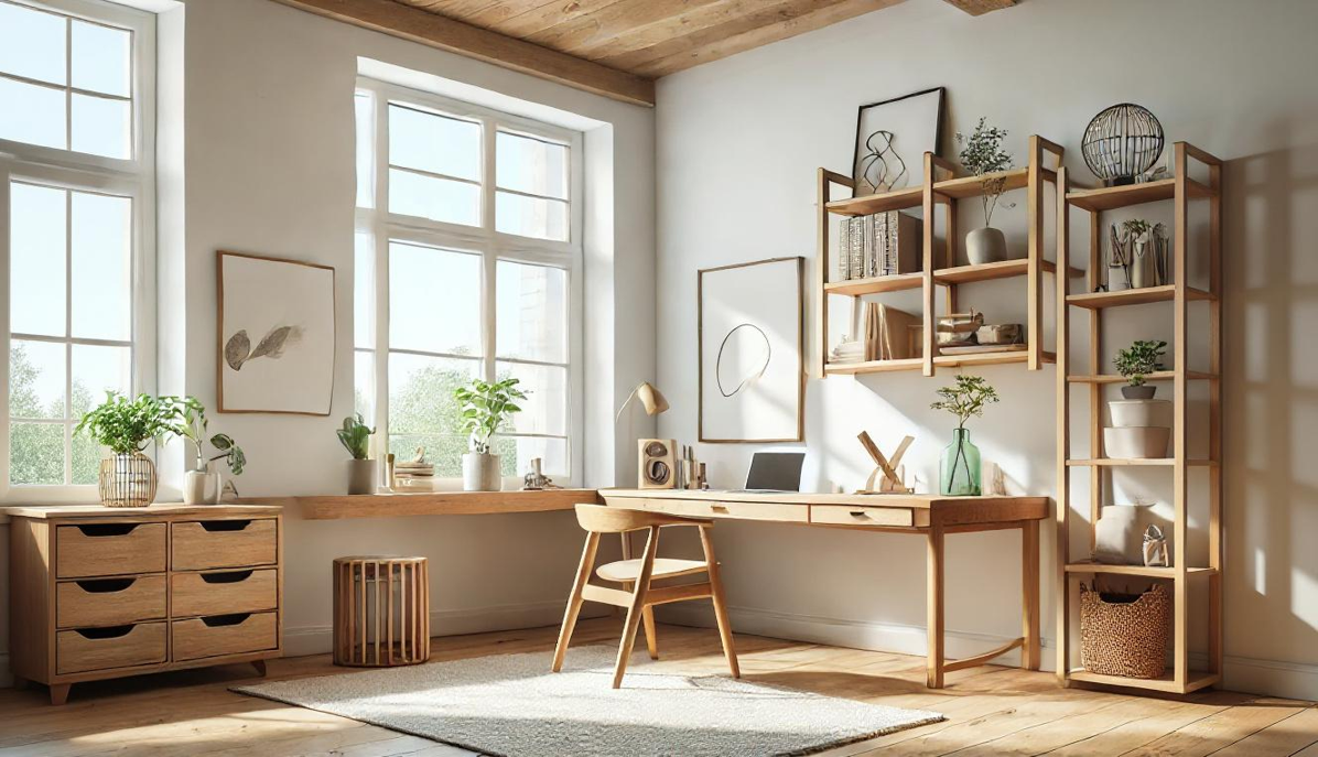 חדר עבודה | עיצוב סקנדינבי