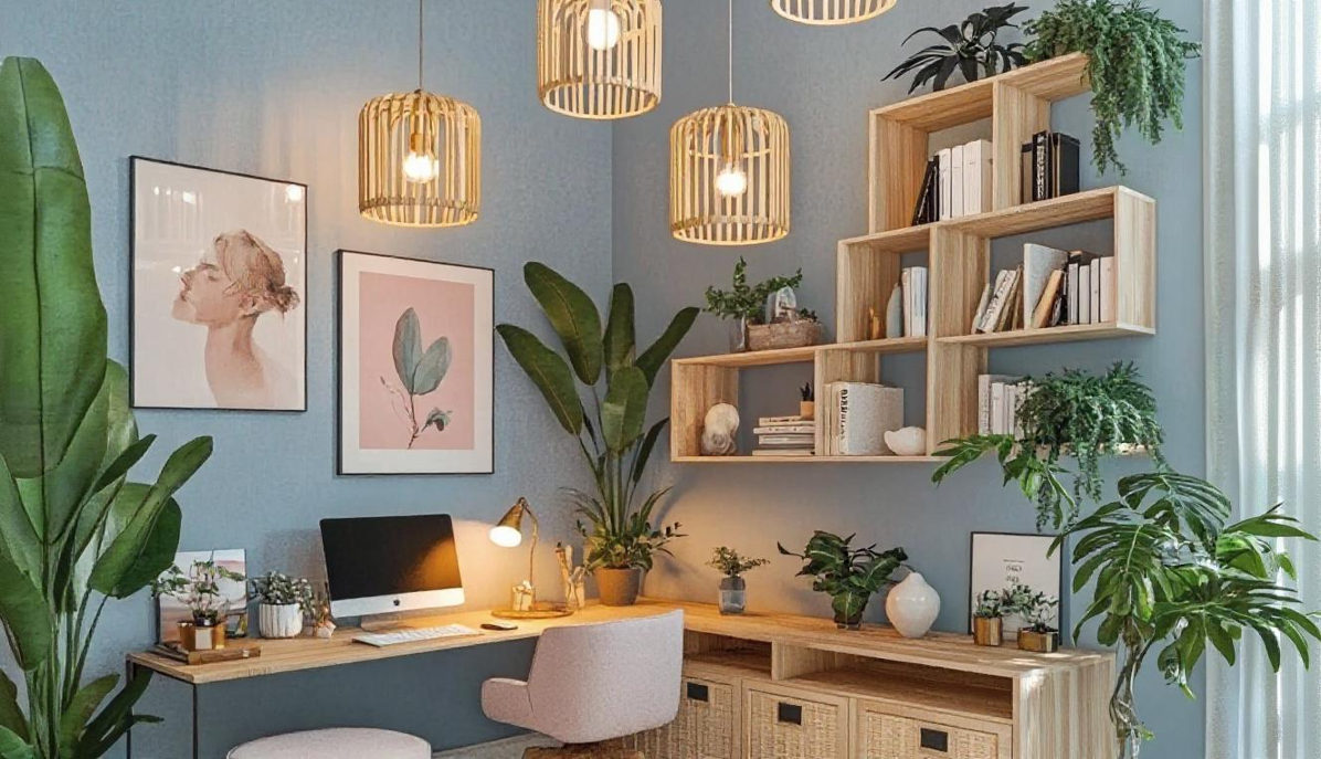 חדר עבודה | עיצוב רטרו