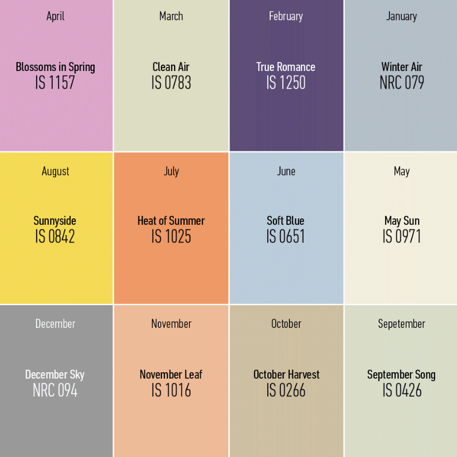 צבעי החודש של נירלט: סיכום שנה צבעוני ומלא השראה לבית