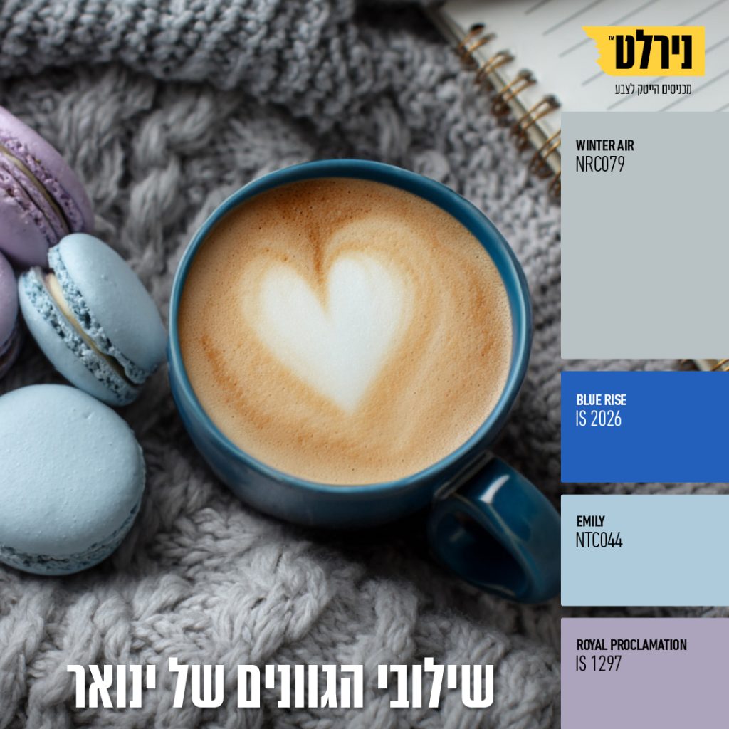 שילובי גוונים חורפיים בהשראת ינואר