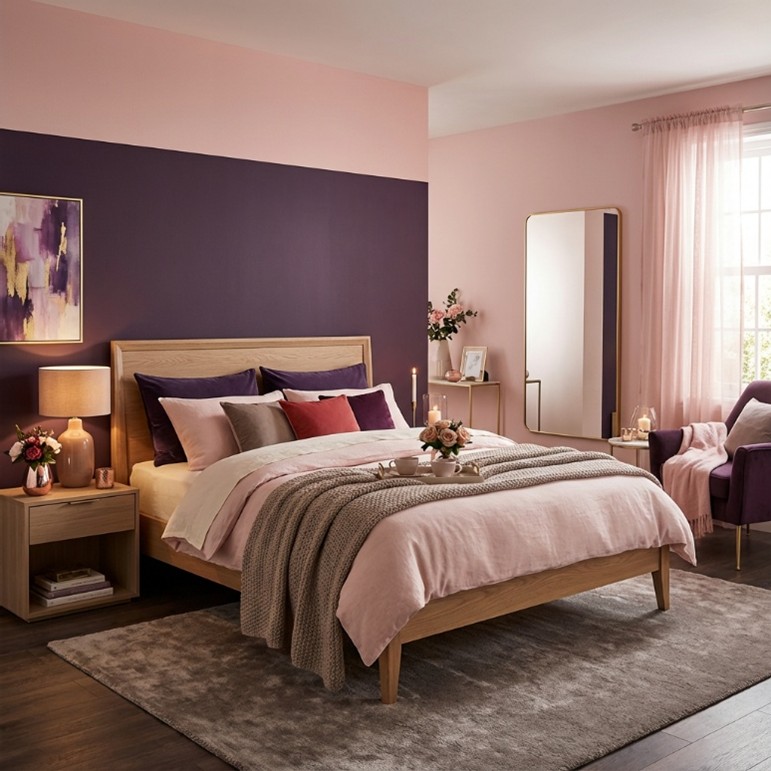 שילובי גוונים רומנטיים