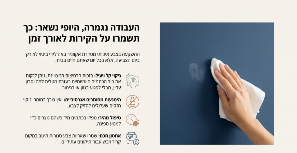 איך לשמור על הקירות